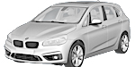 BMW F45 U0347 Fault Code